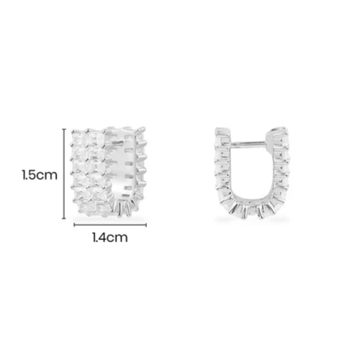 ECLAT EARRINGS by AMP Monaco - STERLING SILVER