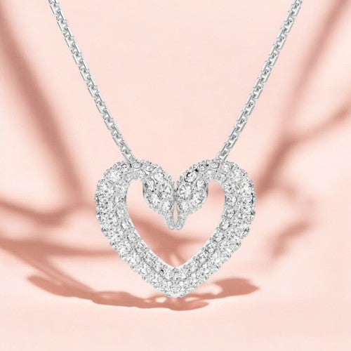 Swarovski Una Medium Necklace Pendant Heart