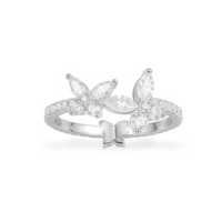 BUTTERFLY RING - STERLING SILVER