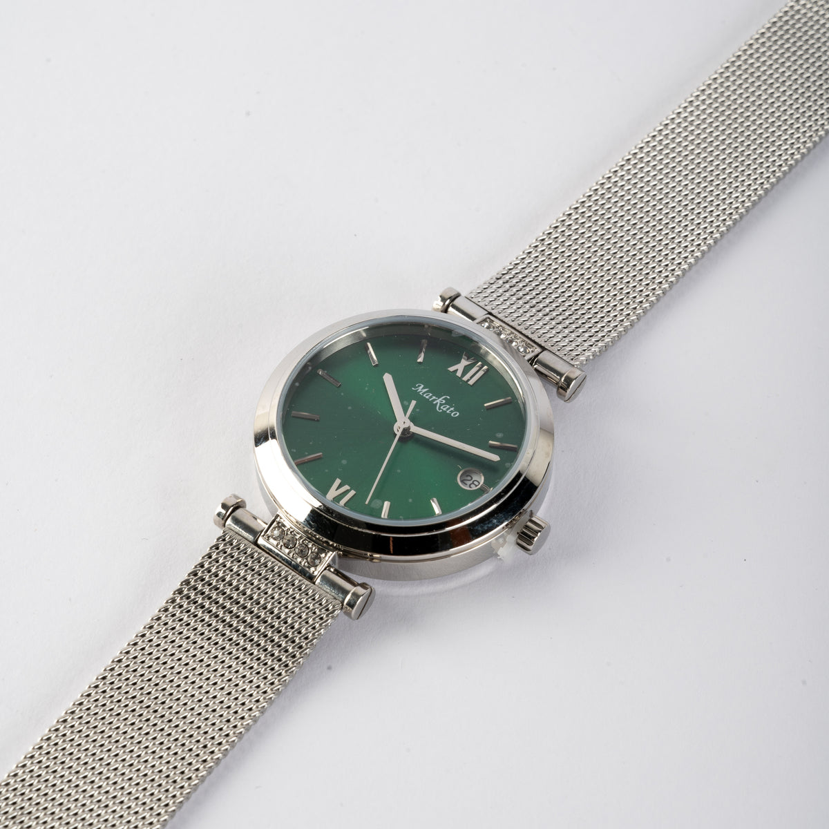 MARKATO Women Watch with Green Dial