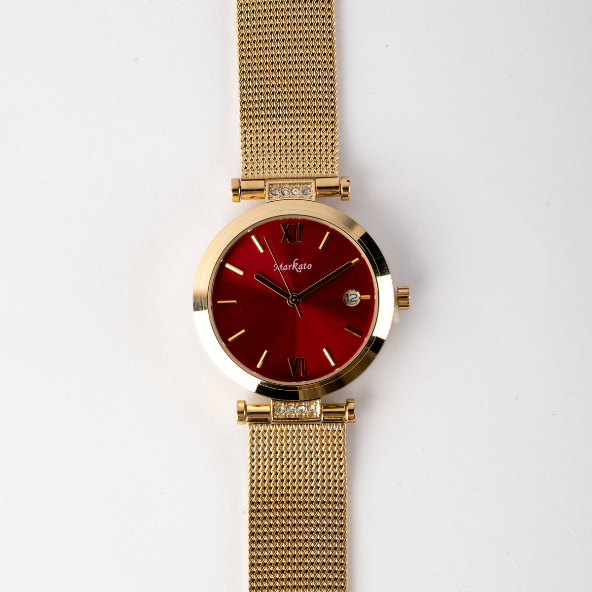 MARKATO Women Watch with ٌRed Dial