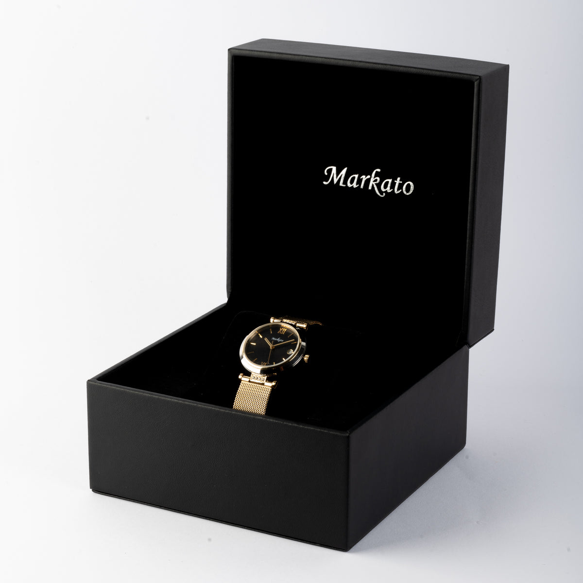 MARKATO Women Watch with Black Dial