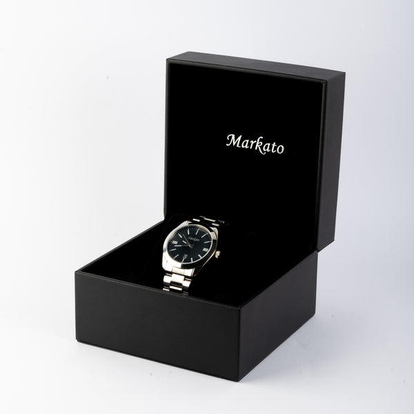 MARKATO Quartz watch for Men - Black Dial