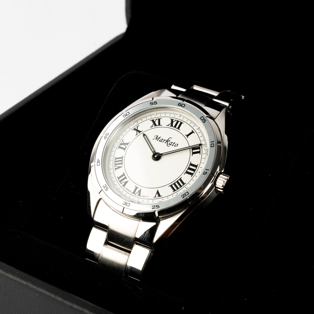 MARKATO Men Watch with white Dial