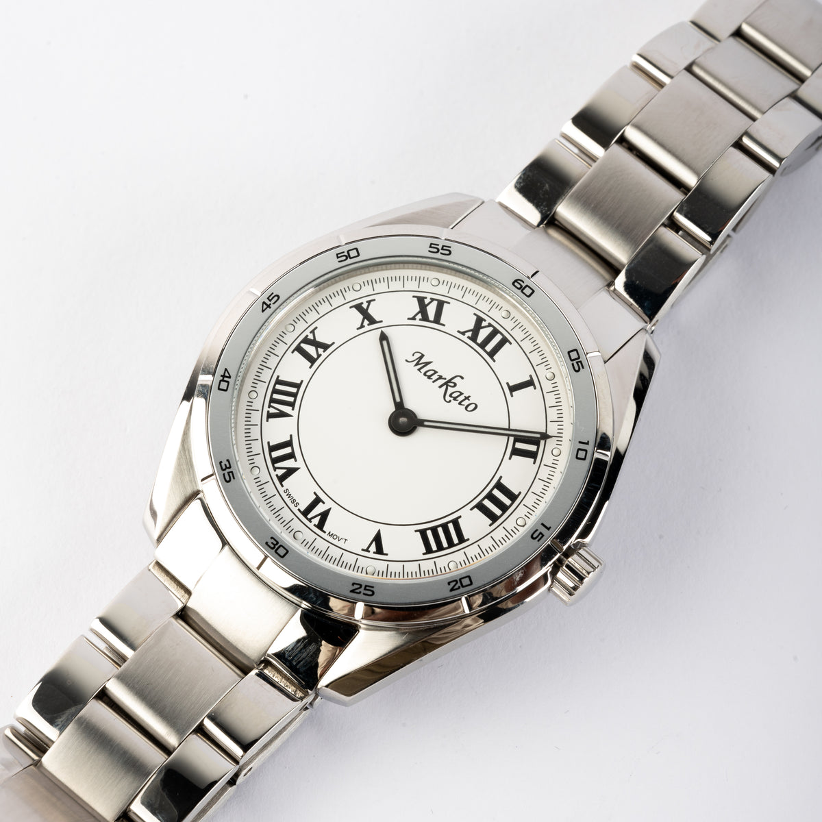 MARKATO Men Watch with white Dial