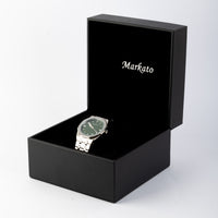 Luxury MARKATO Watch Design for Men  - Green Dial