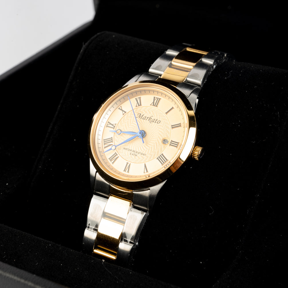 Elegance women Watch by MARKAT - Rose Gold Dial