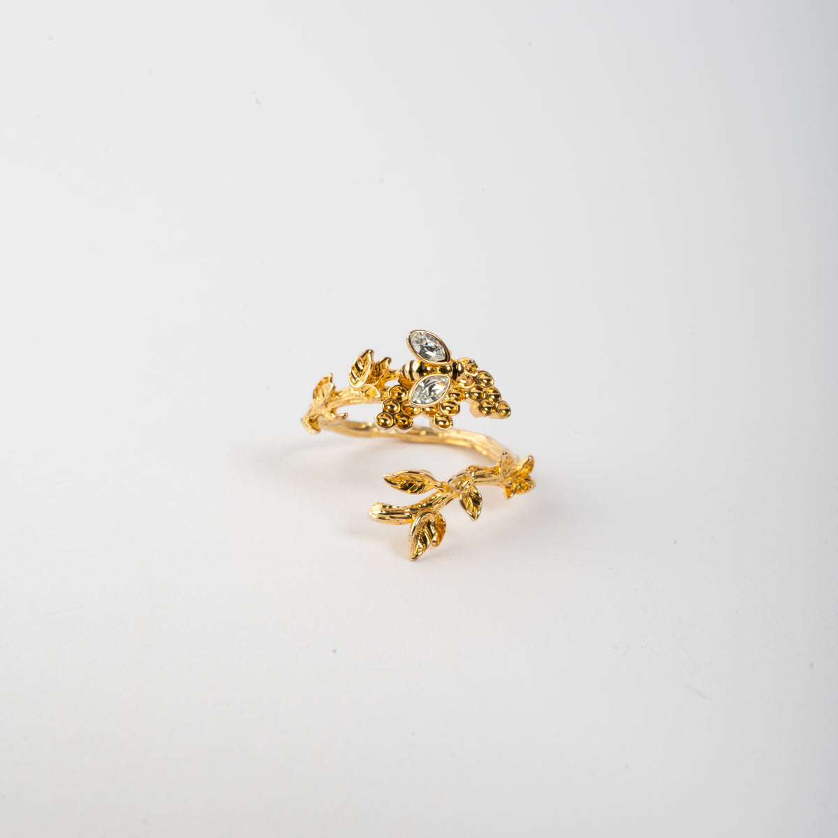 Les Nereides Honeycombs And Bee Adjustable Ring