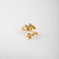 Les Nereides Honeycombs And Bee Adjustable Ring