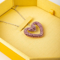 Swarovski Una Medium Necklace Pendant Heart