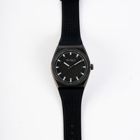 MARKATO Men Watch with Black Dial & Black Rubber Strap