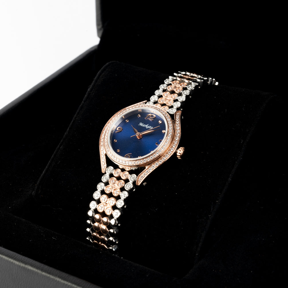 Elegance women Watch by MARKAT - Blue Dial