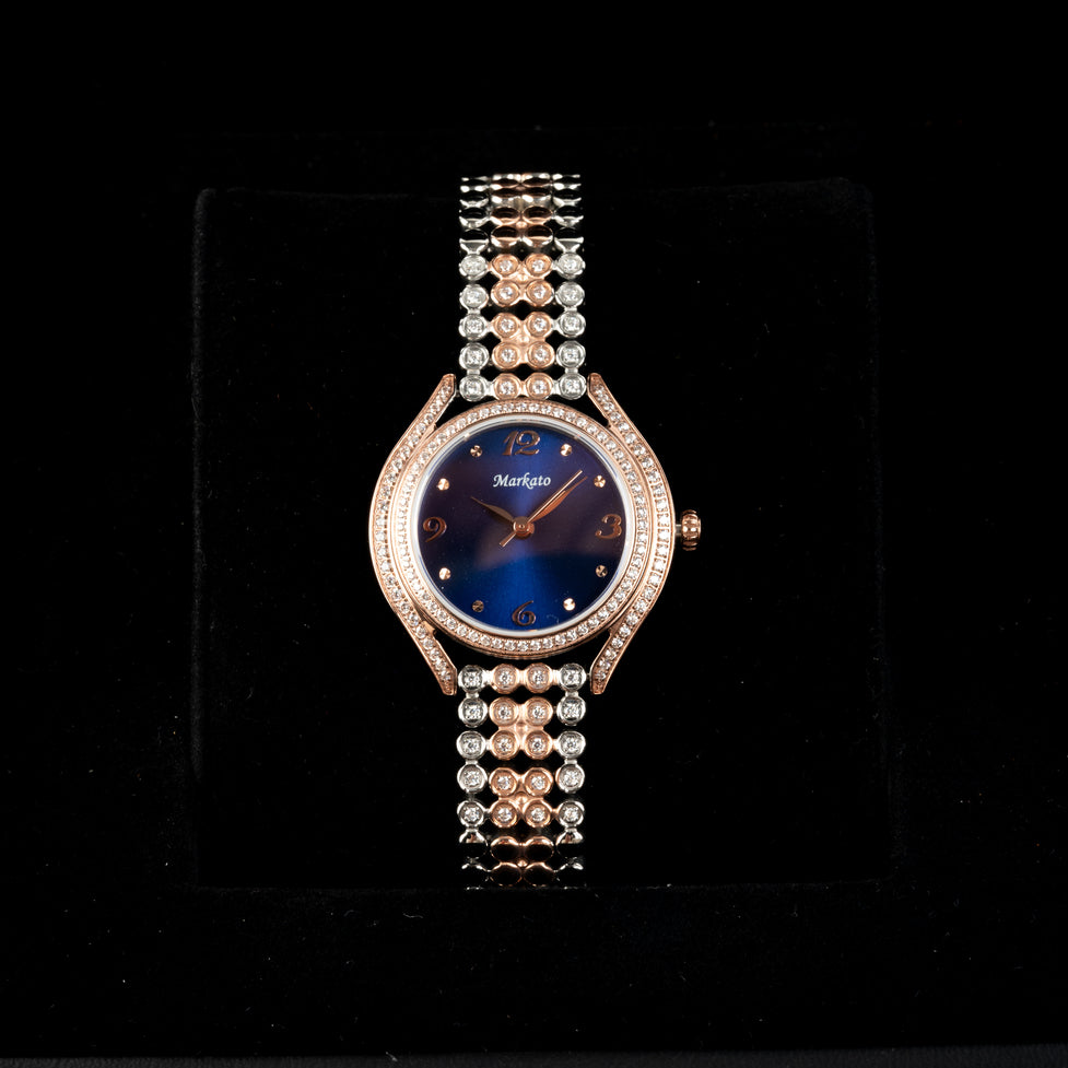 Elegance women Watch by MARKAT - Blue Dial