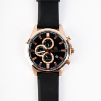 BIGOTTI MILANO men WATCH - Black Leather Strap