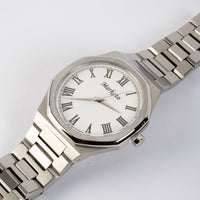 Elegance MARKATO watch for Men - Rounded White Dial