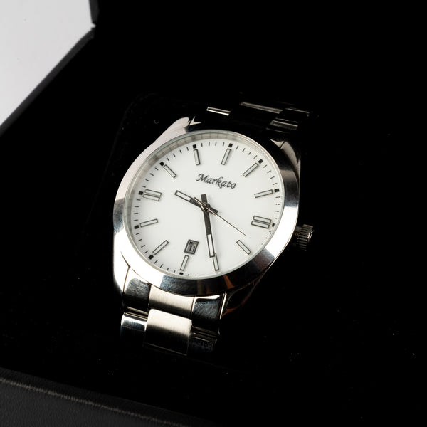 MARKATO watch for Men - White Dial