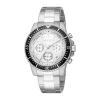 Esprit HUDSON CHRONO Gents White Dial Stainless Steel Watch