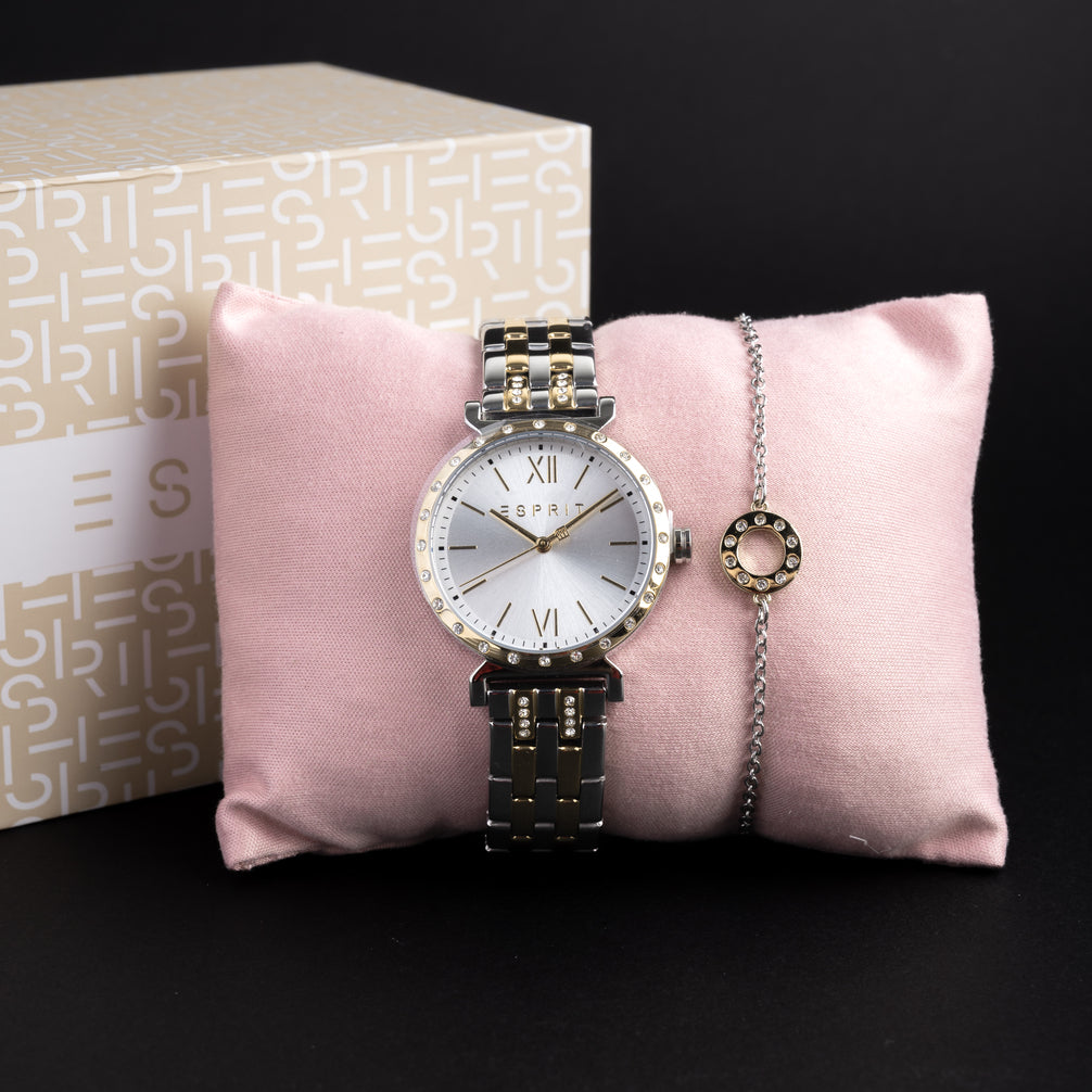 Silver & Gold Color ESPRIT Women Watch