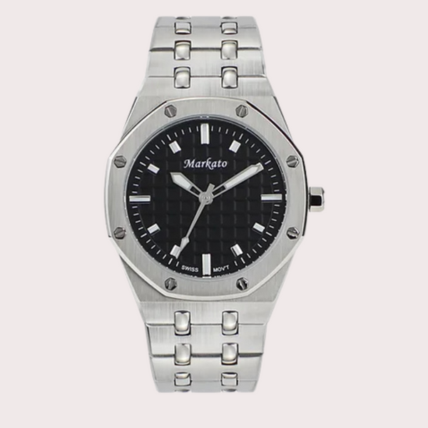 Luxury MARKATO Watch Design for Men  - Black Dial