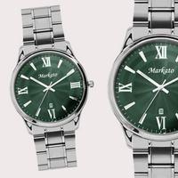 Luxury MARKATO watch for Men - Green  Dial