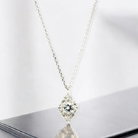 Timeless Radiance Lozenge Shape Diamond Necklace