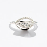 Pear Perfection White Gold Diamond Ring