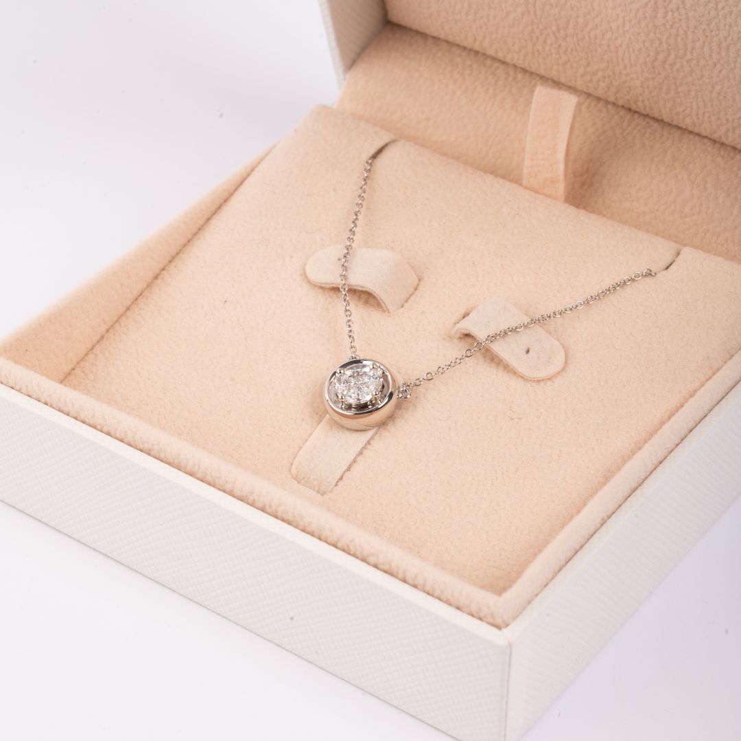 Timeless Round Brilliance Diamond Necklace