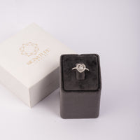 Heart's Radiance White Gold Diamond Ring