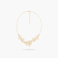 Les Nereides Gold Thread Statement Necklace