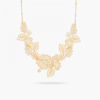 Les Nereides Gold Thread Statement Necklace