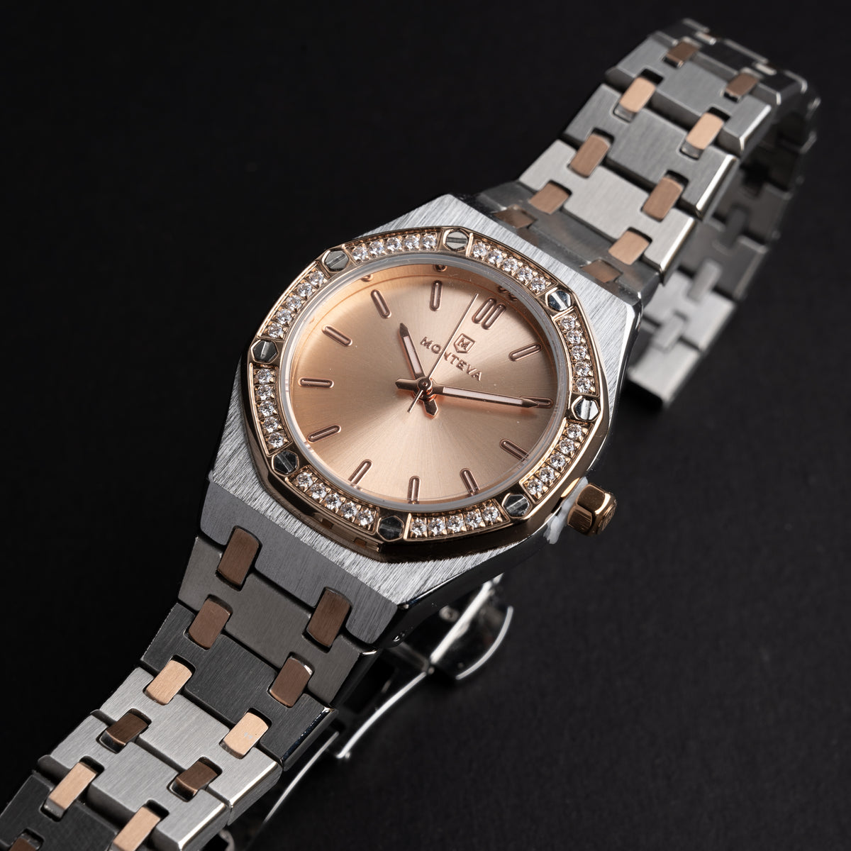 Rose Gold Monteva Women Watch