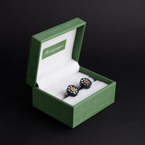 Montegrappa golden & Black Color Cufflinks