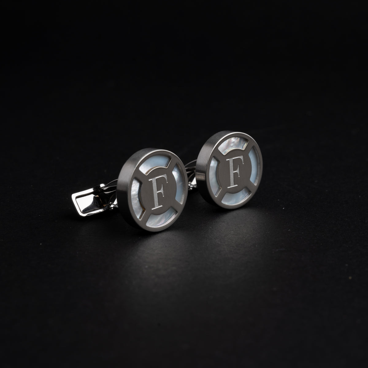 Ferre Milano Silver Cufflinks