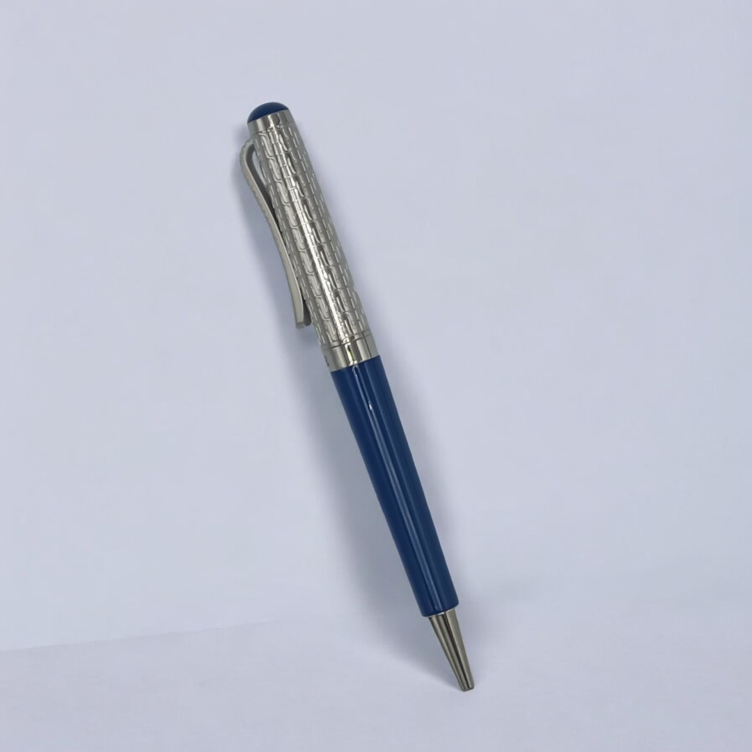 Ferre Milano Silver & Blue Men Pen