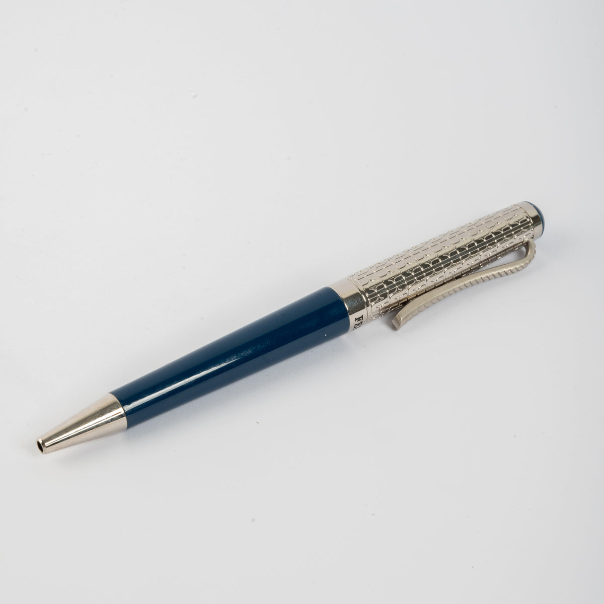 Ferre Milano Silver & Blue Men Pen