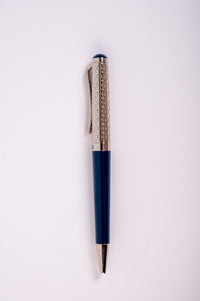 Ferre Milano Silver & Blue Men Pen