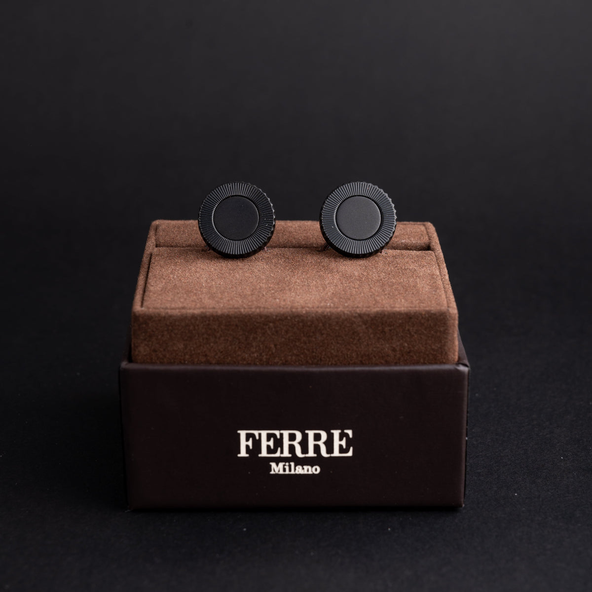 Black Ferre Milano Cufflink