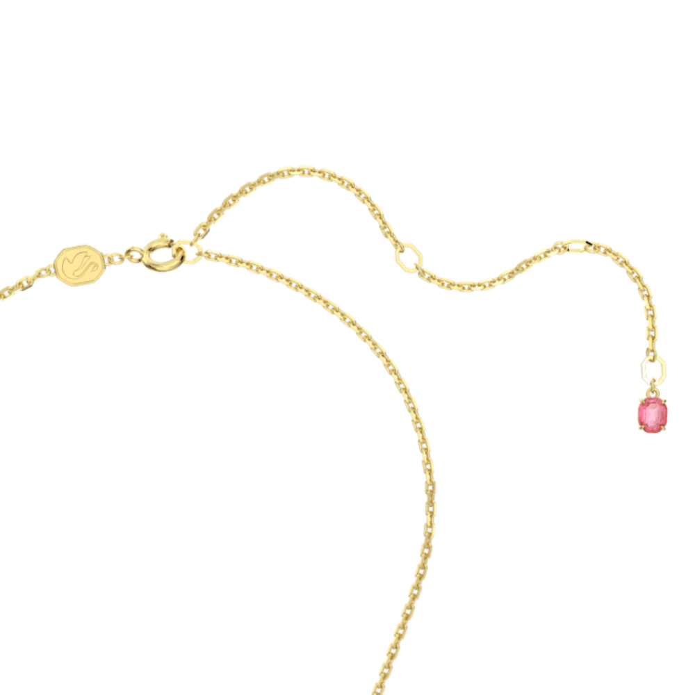 Swarovski Florere Necklace Flower, Pink, Gold-Tone Plated