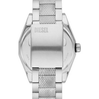 Diesel Scraper Men's Black Dial Silver Watch