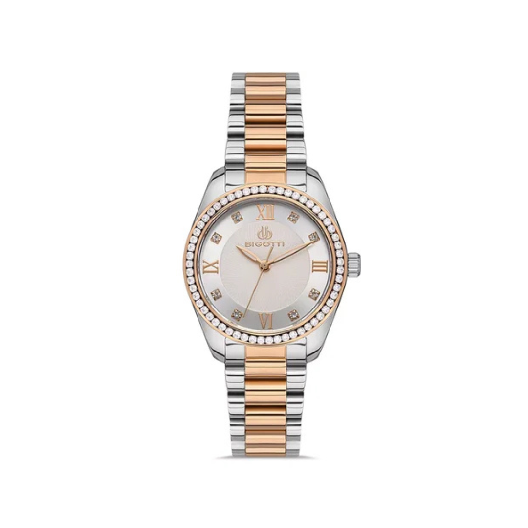 Elegant Women's watch Bigotti with Rose Gold